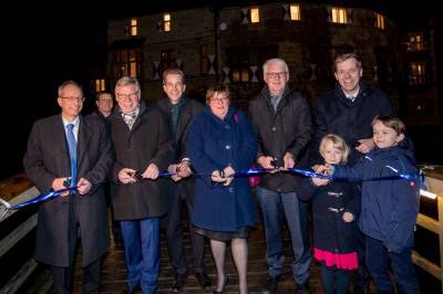 Offizielle Wiedererffnung der Burg Vischering in Ldinghausen nach umfassender Renovierung und Neugestaltung am 1. Februar 2018