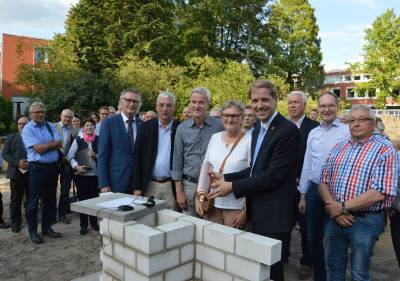 Im Juni 2018 legten wir den Grundstein fr das neue Gebude fr unser Kreisjugendamt in Coesfeld.