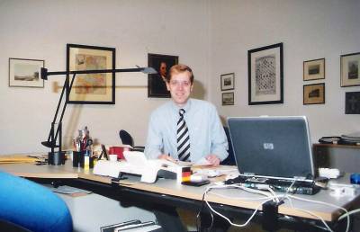 Als Persnlicher Referent des Ersten Landesrates Dr. Hans Ulrich Predeick in meinem Bro im Landeshaus in Mnster (2006)